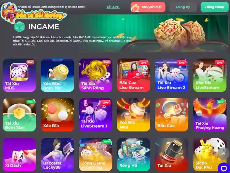 Kho trò chơi khổng lồ tại Uk88.top