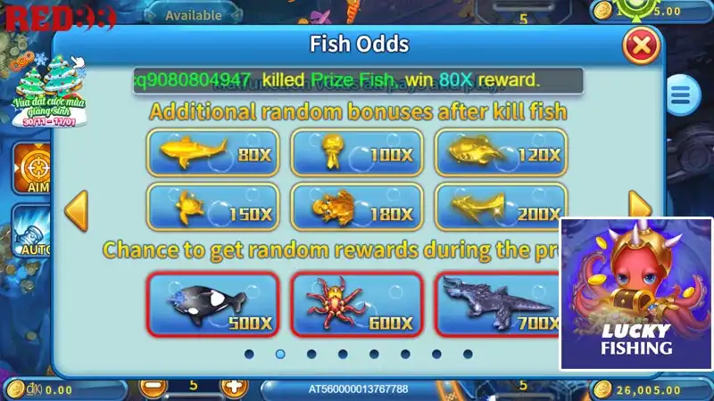 Bắn cá đổi thưởng Lucky Fishing đồ hoạ nổi bật Bắn cá đổi thưởng Lucky Fishing đồ hoạ nổi bật