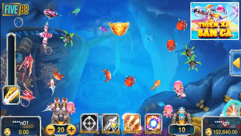 Thiện xạ bắn cá có nhiều vũ khí đặc biệt Thiện xạ bắn cá có nhiều vũ khí đặc biệt