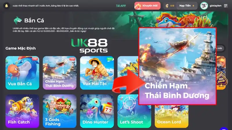 Đại chiến thái bình dương có nhiều phần quà hấp dẫn Đại chiến thái bình dương có nhiều phần quà hấp dẫn